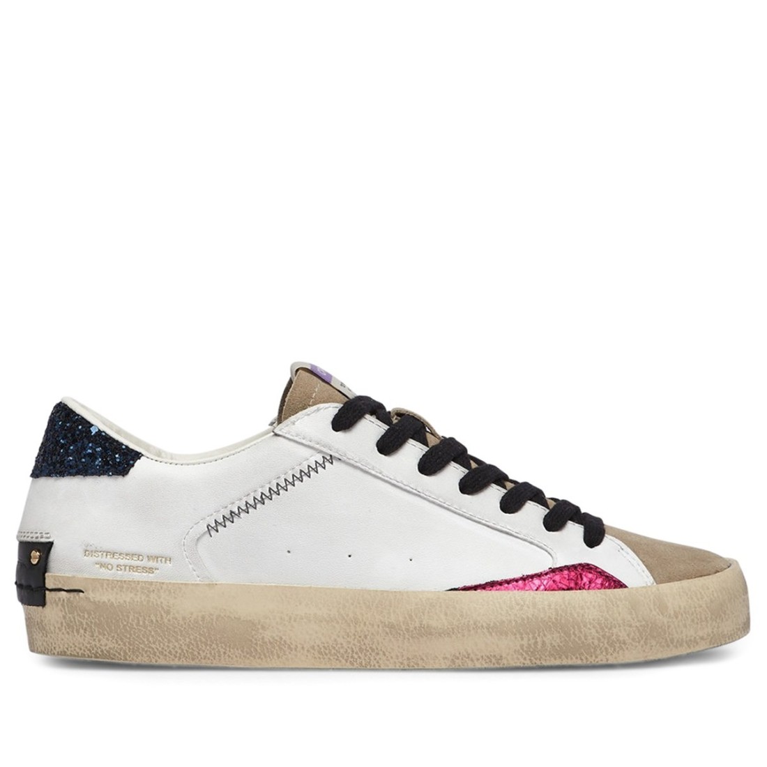 Image of CRIME LONDON - Sneakers Distressed - Colore: Bianc