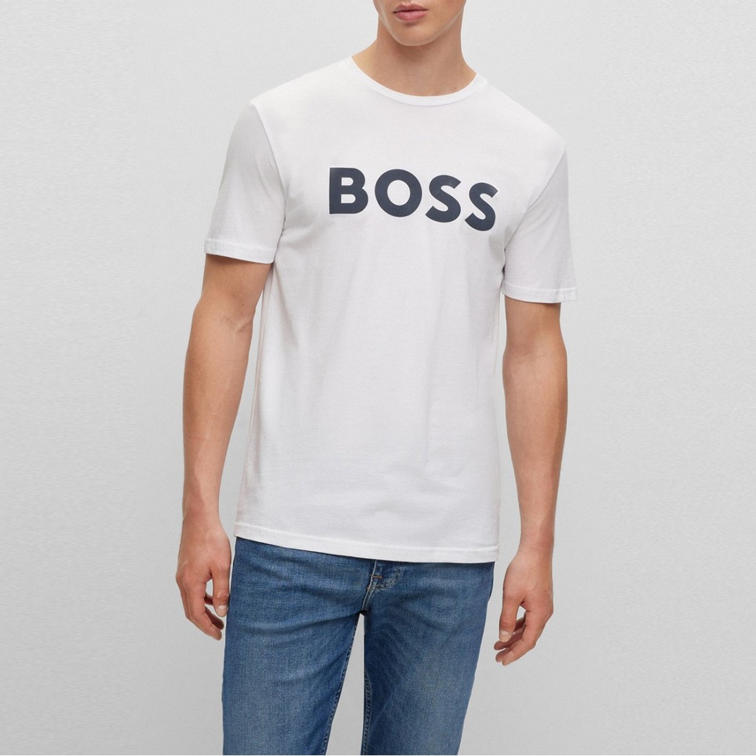 Image of BOSS - T-shirt Thinking - Colore: Bianco,Taglia: L