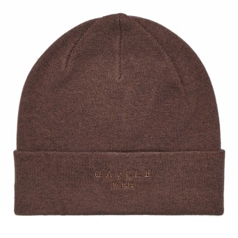 GAELLE PARIS - Knitted hat with embroidered logo