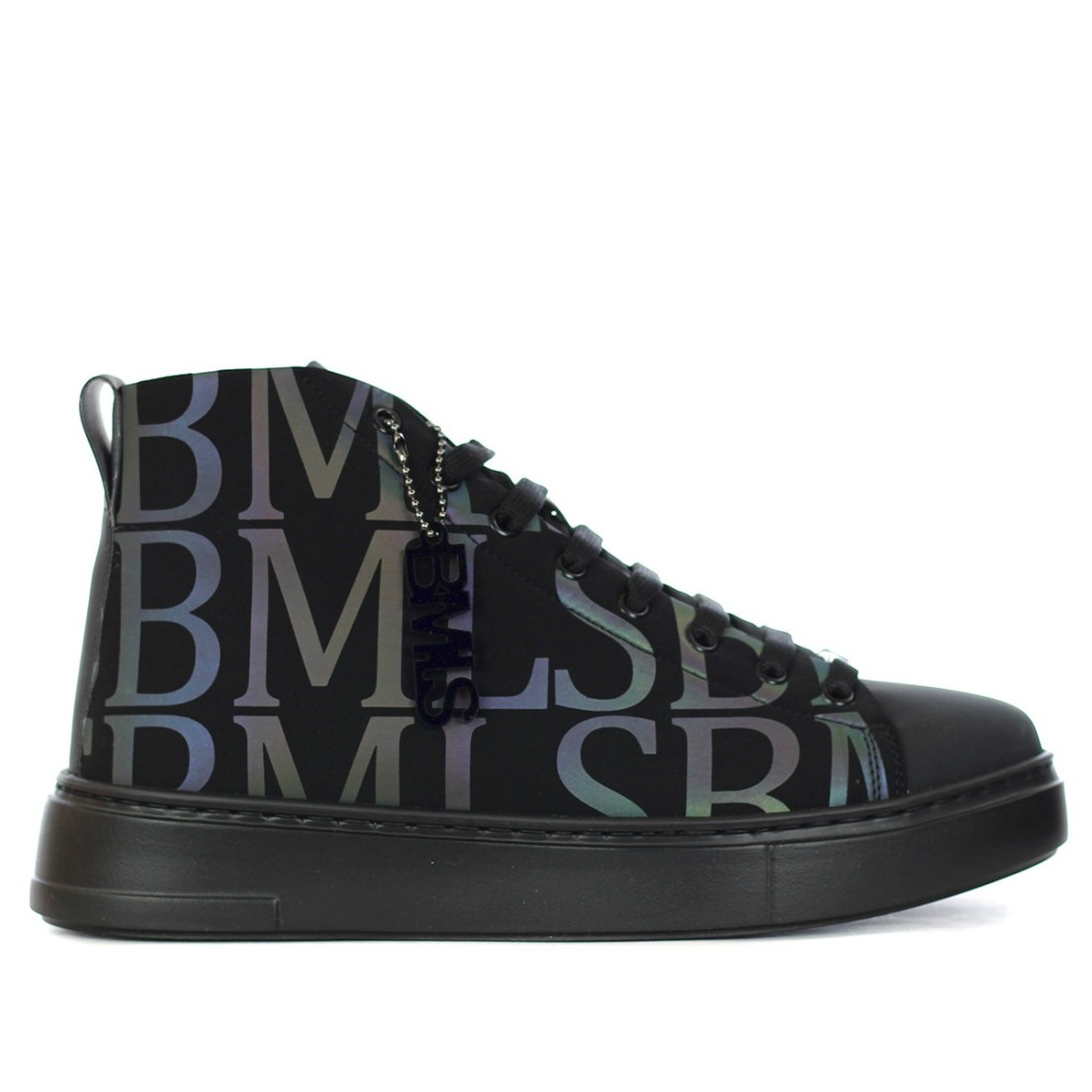 Image of BRIAN MILLS - Sneakers mid con logo - Colore: Nero