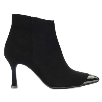 ALBANO - Suede ankle boot with metal toe cap