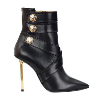 WO MILANO - Ankle boot with ornamental straps and studs