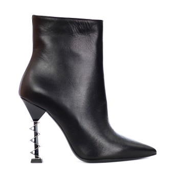 WO MILANO - Nappa leather ankle boot with zipper