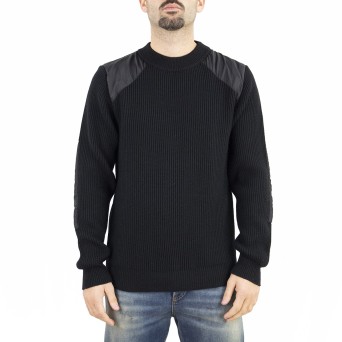 GRIFONI - Knitted crew-neck sweater