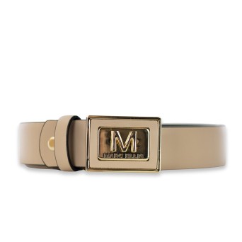 MARC ELLIS - Cintura in vera pelle con logo