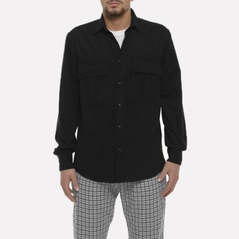 OUT/FIT - Fabric shirt with pockets