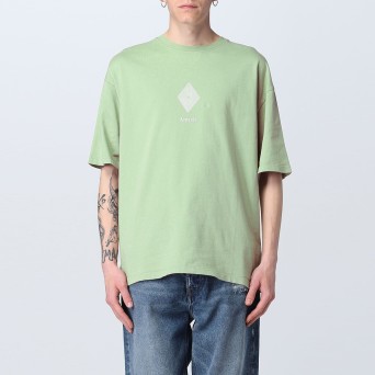 AMISH - Recycled cotton T-shirt with iconic logo
