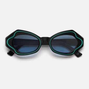 MARNI - Unlahand Black Green Sunglasses